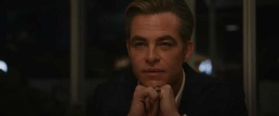 Chris Pine in the trailer for "Don't Worry Darling."