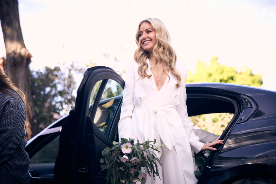 a person in a white dress