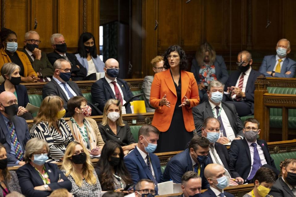 Liberal Democrat MP Layla Moran speaking during the debate (UK Parliament/Roger Harris/PA) (PA Media)