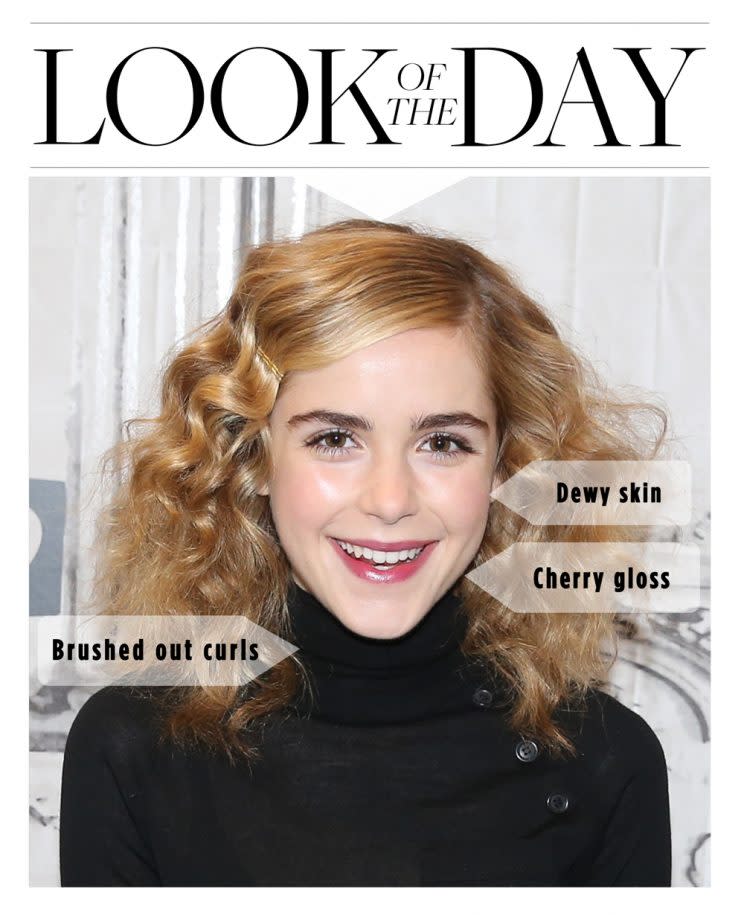 kiernan shipka, curls, curly hair