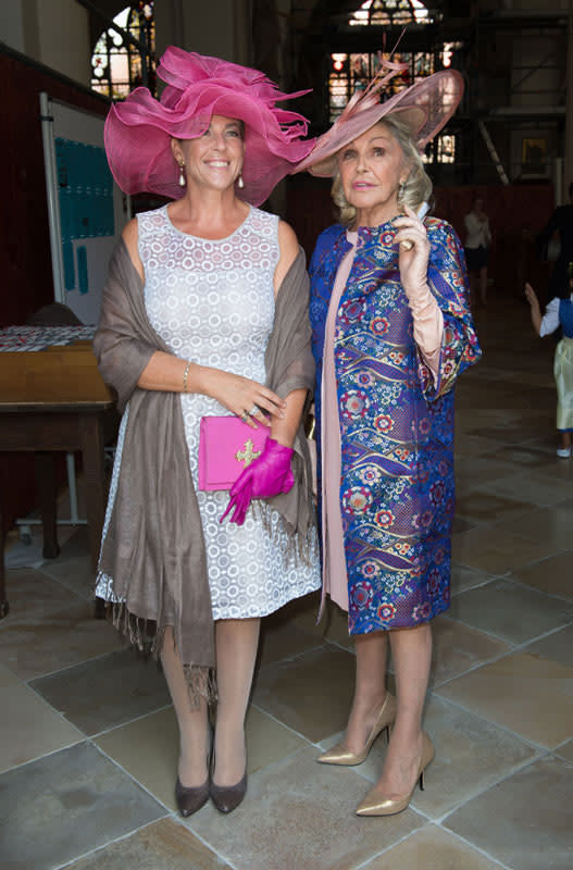 Beatriz de Orleans junto a su hija Clotilde 