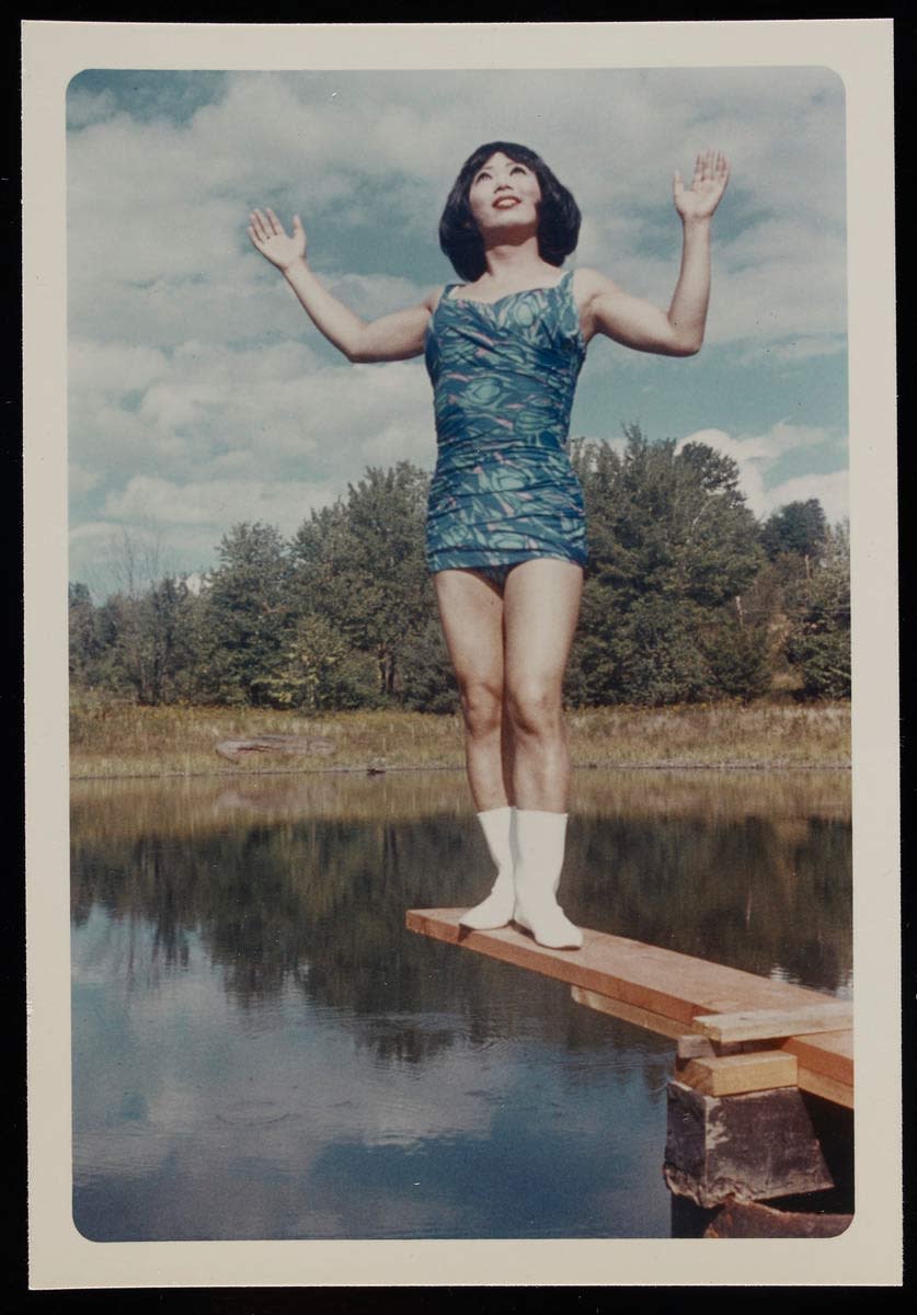 Lili on the diving board, Casa Susanna, Hunter, NY, September 1966<span class="copyright">American, 19th century, chromogenic print, Sheet: 12.8 x 8.8 cm (5 1/16 x 3 7/16 in.), Art Gallery of Ontario Purchase, with funds generously donated by Martha LA McCain, 2015 2014/851, Photo © AGO</span>