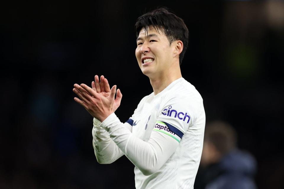 Heung-min Son is impressed both through the middle and off the left (Getty Images)