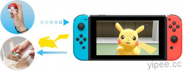 Nintendo Switch 新作《 Pokémon Let’s Go！ 》釋出全新操作玩法，可連結手遊《Pokémon Go》！