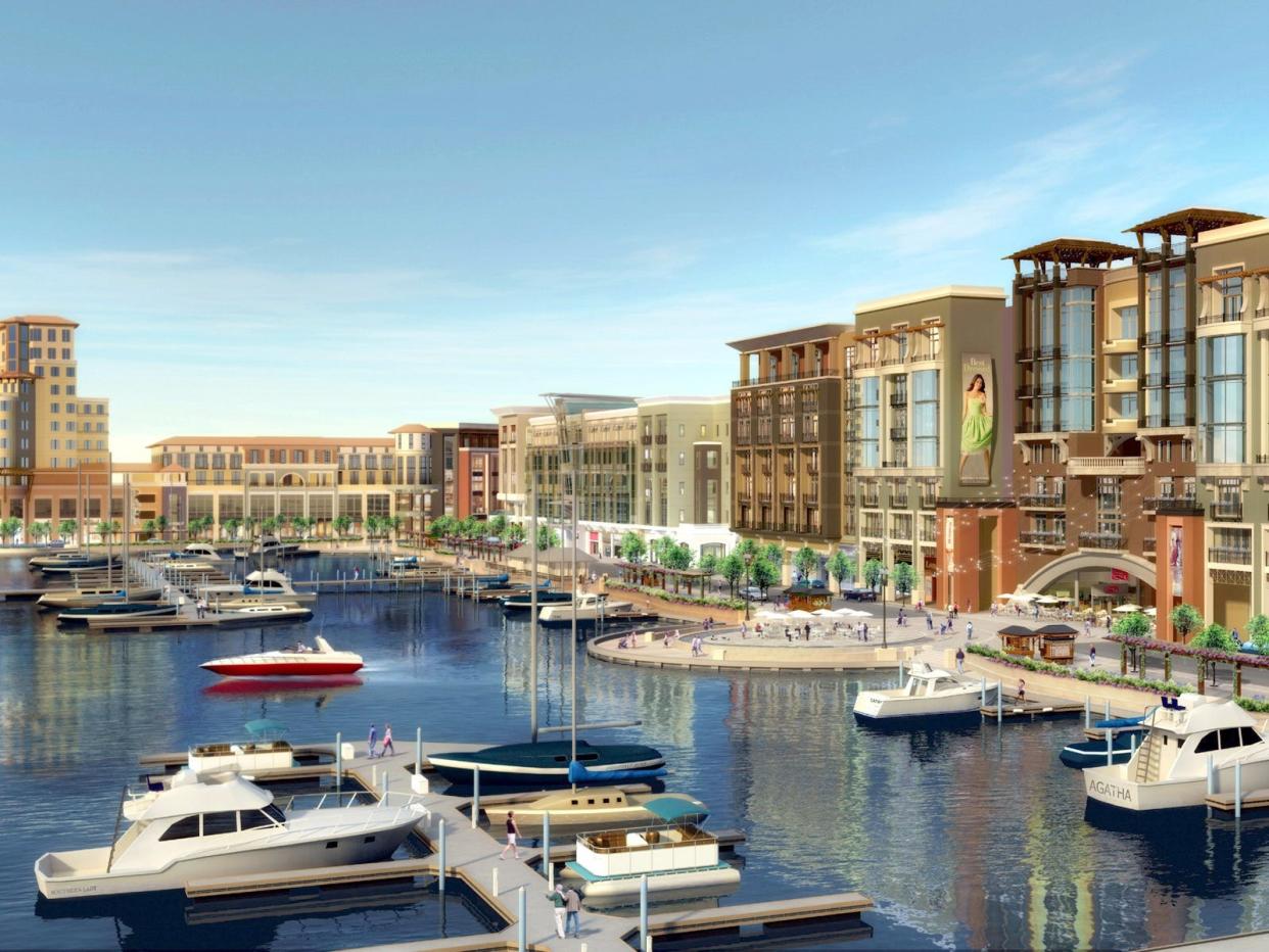 Harbor Walk was to be a part of the Harbor Walk LLC development, a $600 million proposed development along Harbor Drive on the shoreline the Ross Barnett Reservoir.