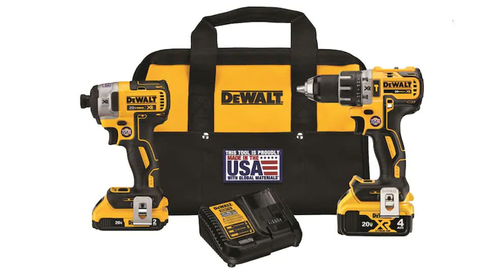 Save $50 on this Dewalt duo. (Photo: Lowe's)