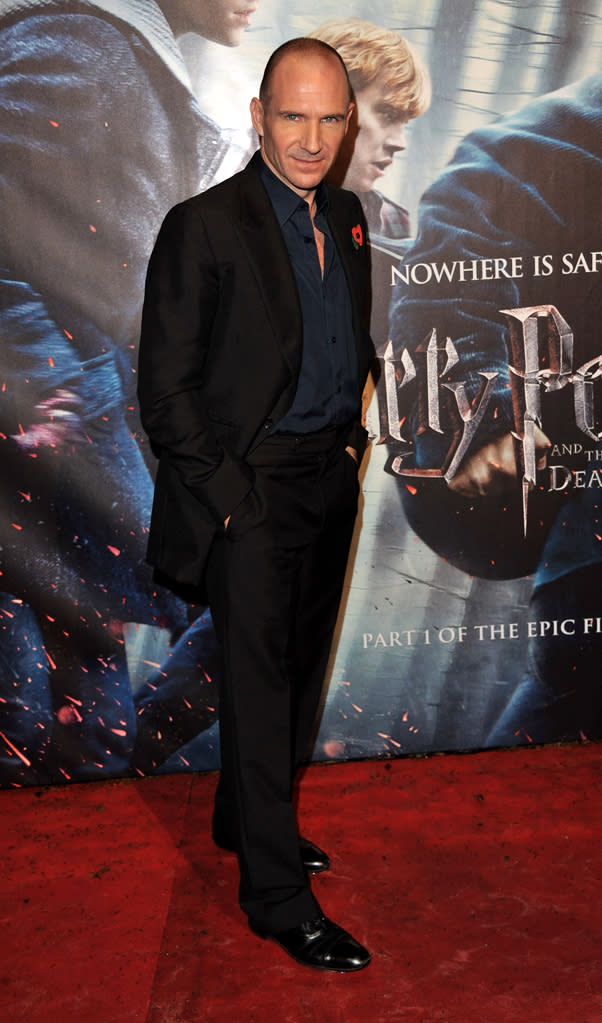 Harry Potter and the Deathly Hallows pt 1 UK premiere 2010 Ralph Fiennes