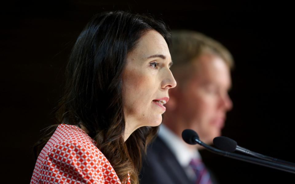 Jacinda Ardern said the government would not re-open its borders while the pandemic was still raging worldwide - Getty