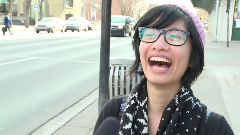 Calgary youth try to make people smile