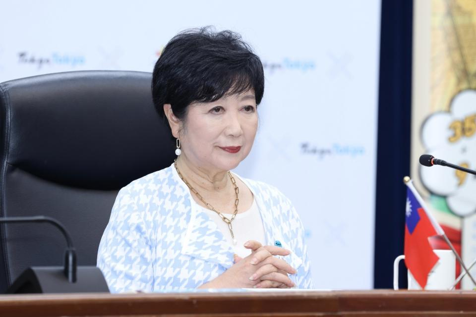 東京都知事小池百合子訪台。廖瑞祥攝