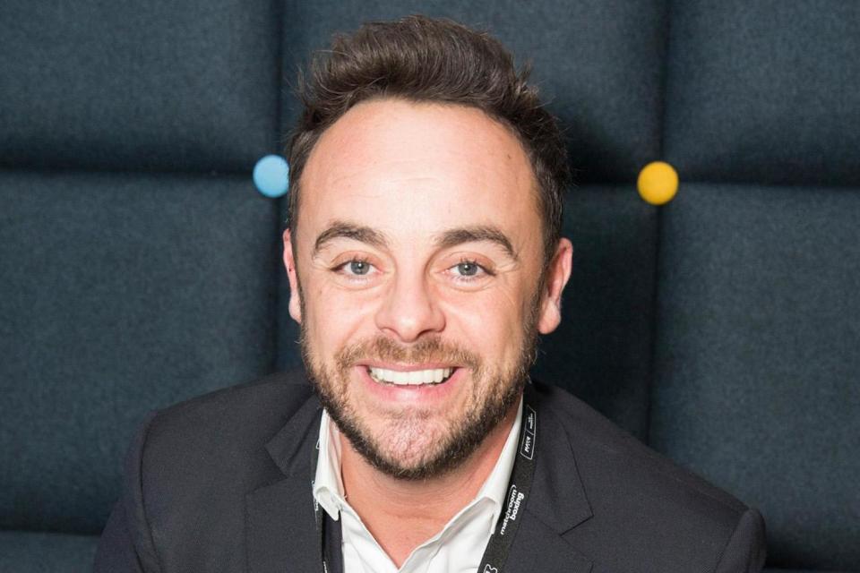 Moving forward: Ant McPartlin looked happy as he enjoyed some time out: Getty Images