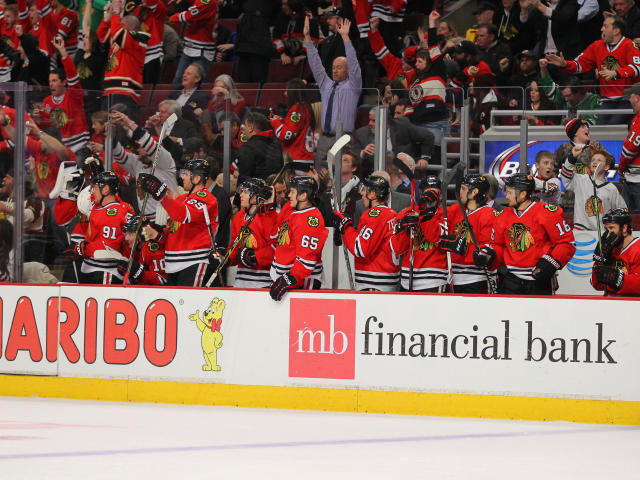 Comments from Blackhawks' locker room after Game 4 win