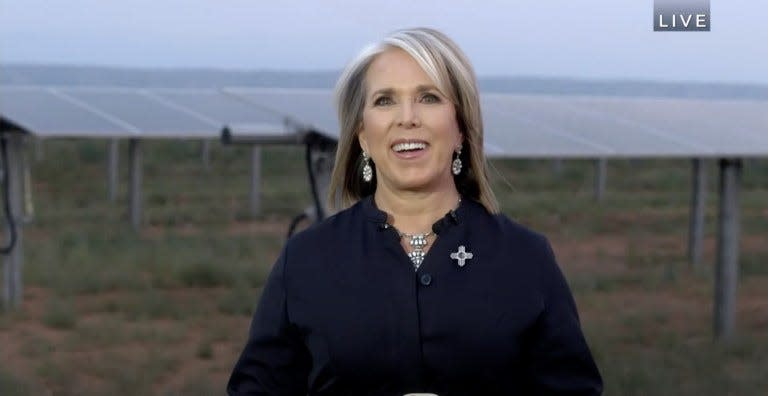 Gov. Michelle Lujan Grisham touted her administration’s plans for a clean energy future in New Mexico during a virtual appearance at the 2020 Democratic National Convention.