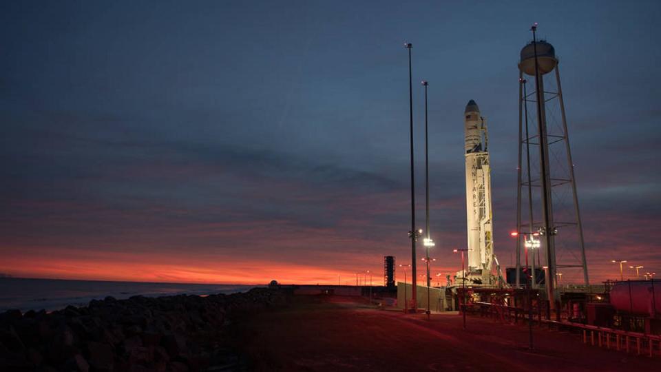 Bereits zum neunten Mal soll am 20. Mai 2018 der private Raumfrachter «Cygnus» zur ISS starten. Foto: Bill Ingalls/NASA/Archiv