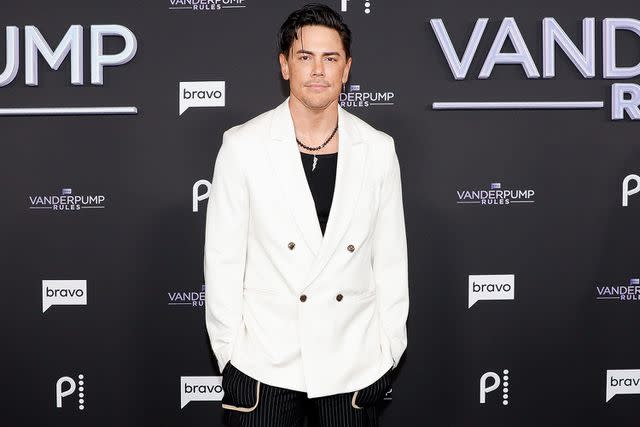 <p>River Callaway/Variety via Getty Images</p> Tom Sandoval at the Vanderpump Rules Season 11 Premiere Party at the Hollywood Palladium in Los Angeles, California on January 17, 2024.