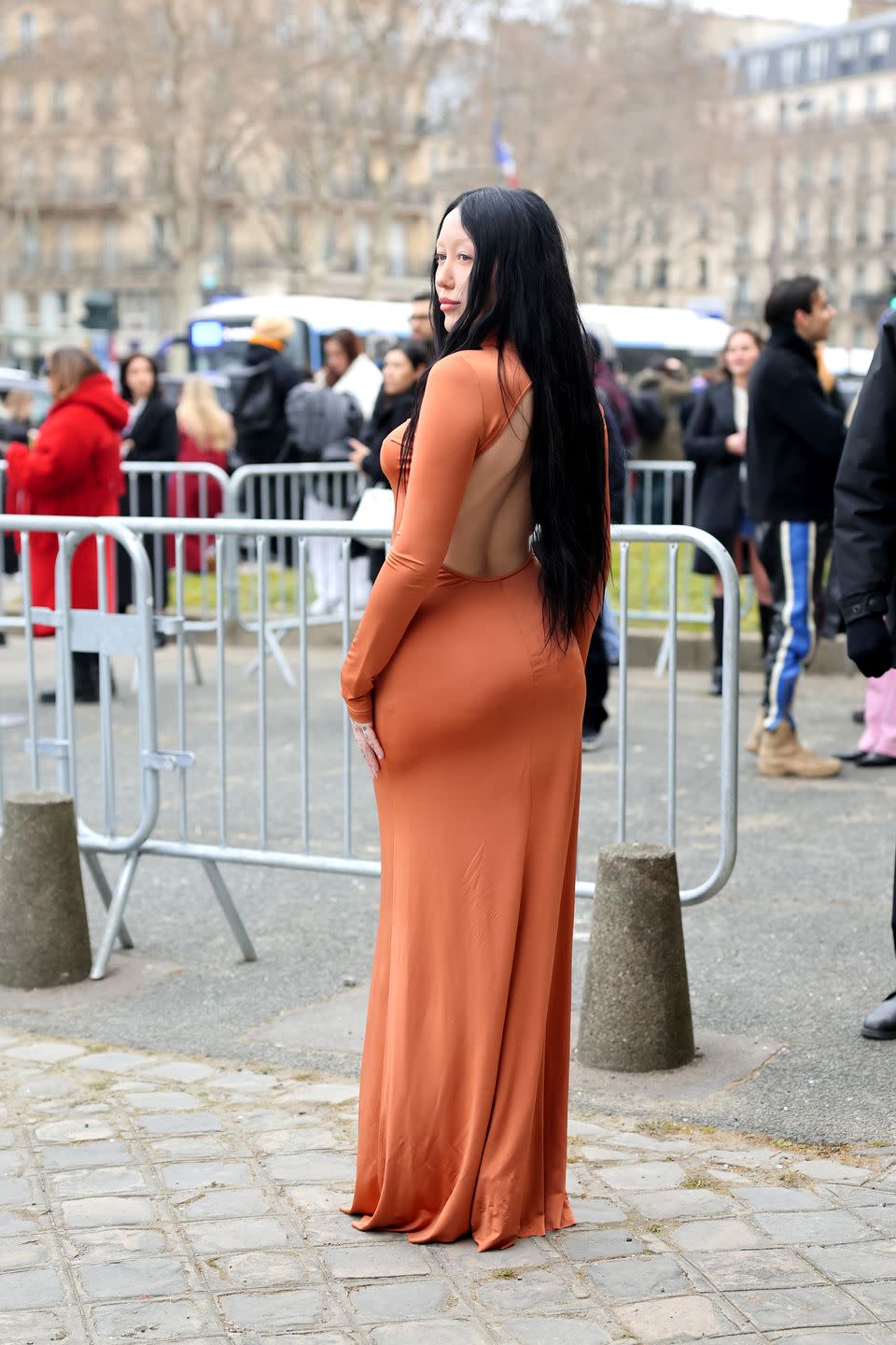 Stella McCartney outside arrivals at Paris Fashion Week, womenswear fall/winter 2023-2024