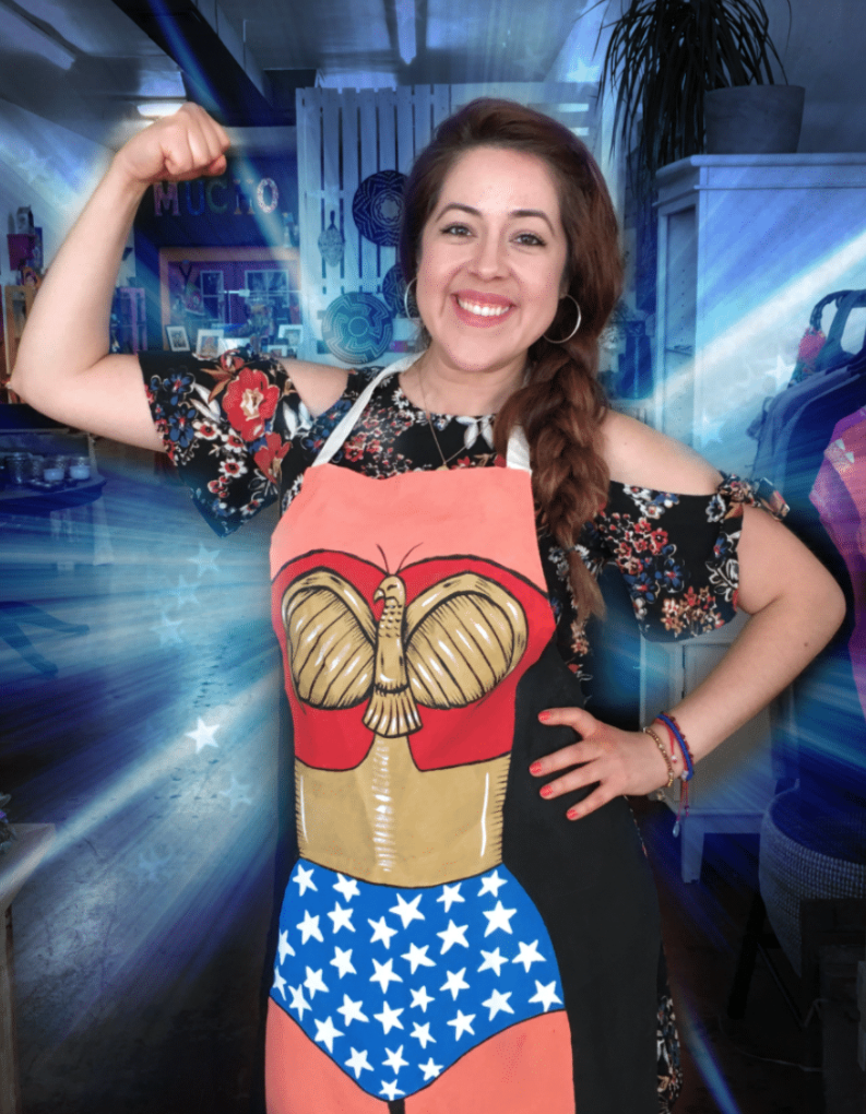 DIY Wonder Woman Apron