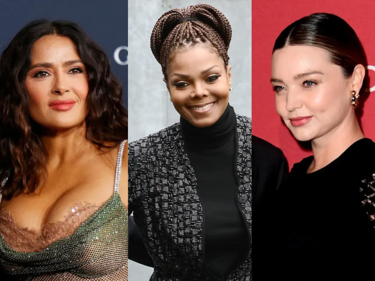 Salma Hayek Janet Jackson and Miranda Kerr who have all married billionaires