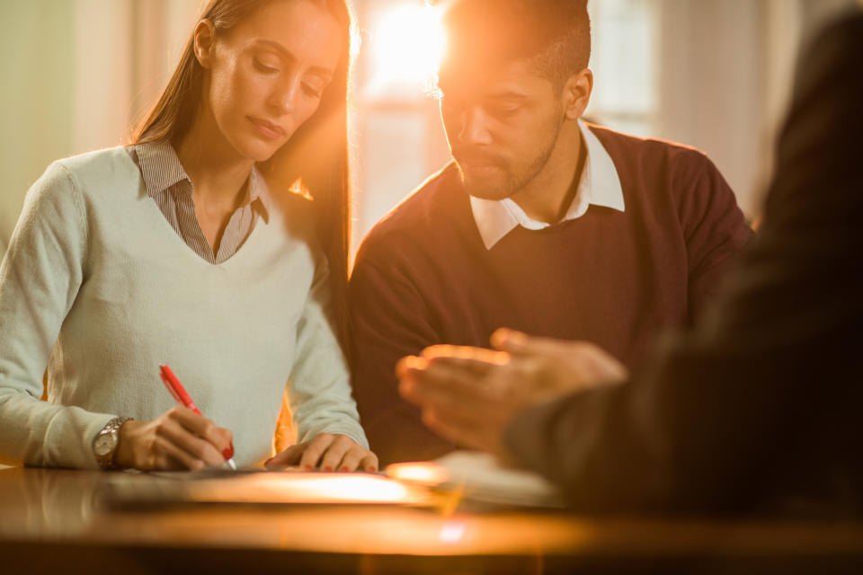 Grappling with the possibility of your untimely death is not pleasant, but it&rsquo;s important to have a plan in writing to prepare for this worst-case scenario. (Photo: skynesher via Getty Images)