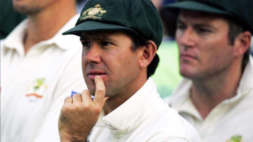 Ricky Ponting, pictured here after losing the 2005 Ashes series in England.