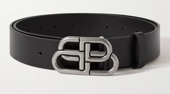 Balenciaga-3.5-cm-Logo-Embellished-Leather-Belt