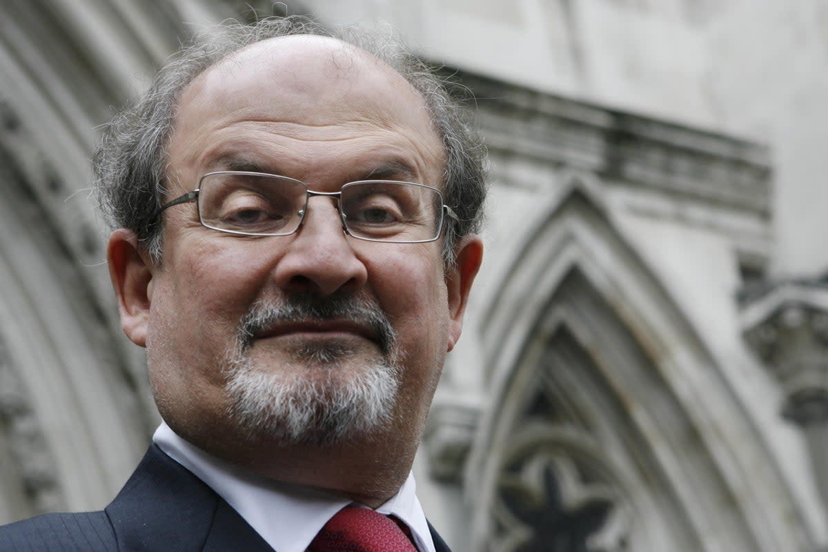 Sir Salman Rushdie Sir Salman Rushdie has been stabbed on stage in New York state (PA) (PA Archive)