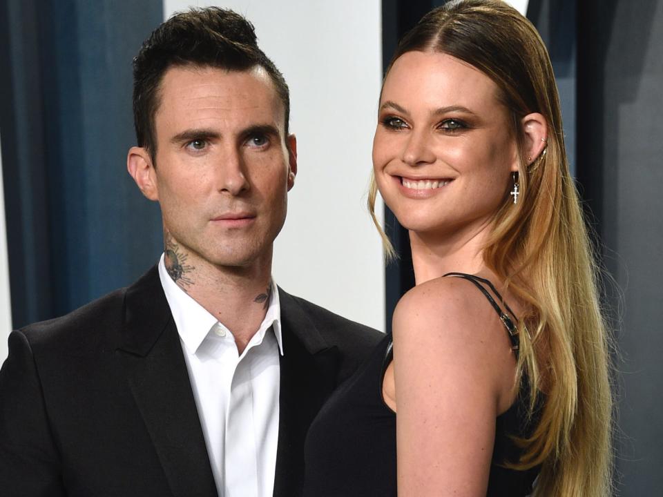 Adam Levine and Behati Prinsloo february 2020