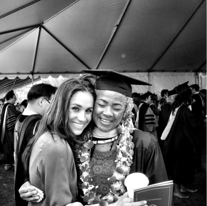 She posted this picture last year, at her mum's graduation. Photo: Instagram