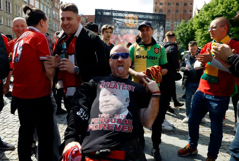 Europa League Final - Fans in Gdansk ahead of the Europa League final Villarreal v Manchester United