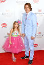 <p>Dannielynn’s adorable looks at the Kentucky Derby — including the colorful outfit she wore in 2014 — don’t come easily. “It has become a big chore to <a rel="nofollow noopener" href="https://www.usatoday.com/story/life/people/2015/05/04/anna-nicole-smith-daughter-dannielynn-birkhead-derby/26881559/" target="_blank" data-ylk="slk:pick out the outfit;elm:context_link;itc:0;sec:content-canvas" class="link ">pick out the outfit</a>s!” her dad told <em>USA Today</em> in 2015. (Photo: Mike Coppola/Getty Images) </p>