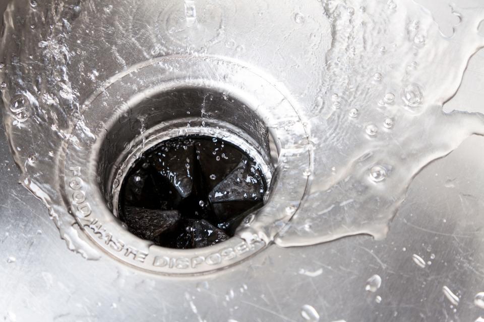 Tongs, an Allen wrench, and needle-nose pliers are good tools to have on hand for fixing a garbage disposal.