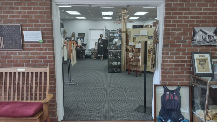 An undated courtesy photo of items on display inside the Rockford Area Museum.