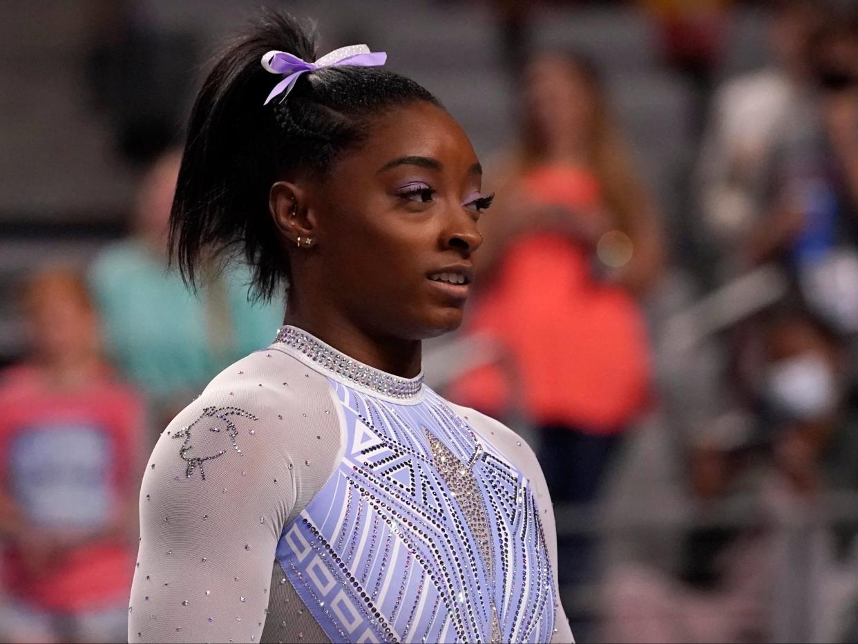 Olympic gymnast Simone Biles (AP)