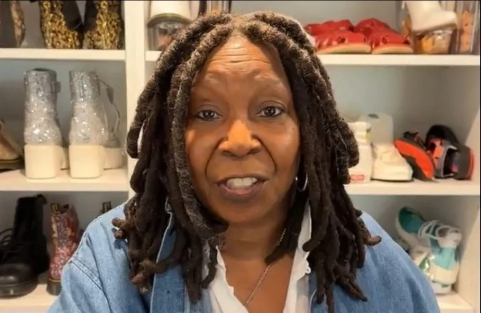 Whoopi Goldberg has slammed critics for branding Anne Hathaway’s character ‘disgusting’ for dating a younger man in her upcoming film ‘The Idea of You’ credit:Bang Showbiz