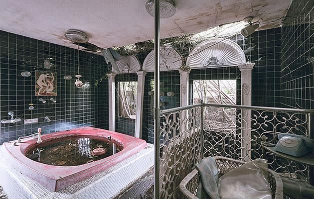 There were 10 themed rooms for the lovers to choose from, and include their own bathrooms and dining areas. Photo: Caters