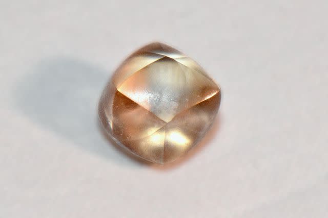 <p> Arkansas State Parks</p> Diamond found by 7-year-old Aspen Brown at Crater of Diamonds State Park in Arkansas