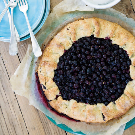 Free-Form Blueberry Tart