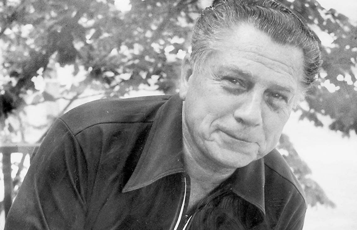 In this file photo taken on July 24, 1975, labor union leader Jimmy Hoffa poses for a photo. He would disappear days later.