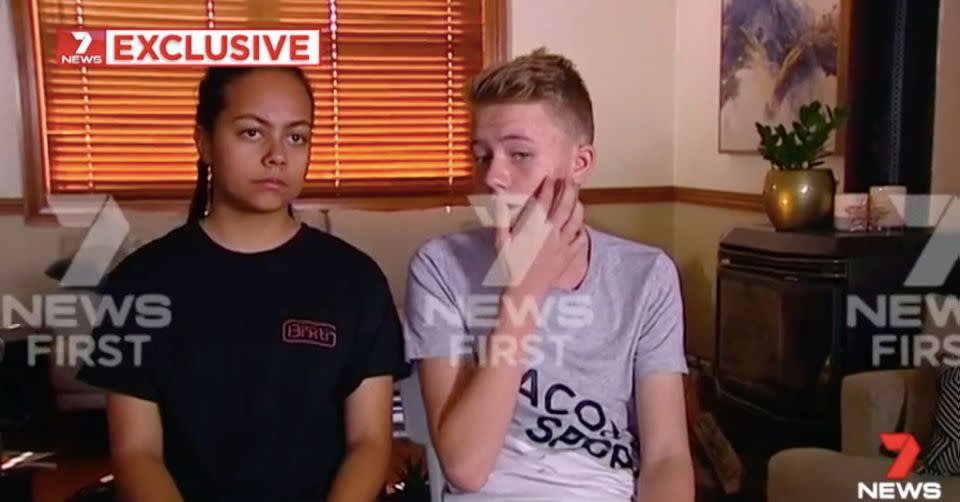 Deklan was shopping with his friend Maia Watene, 11, when the alleged attack occurred. Source: 7 News