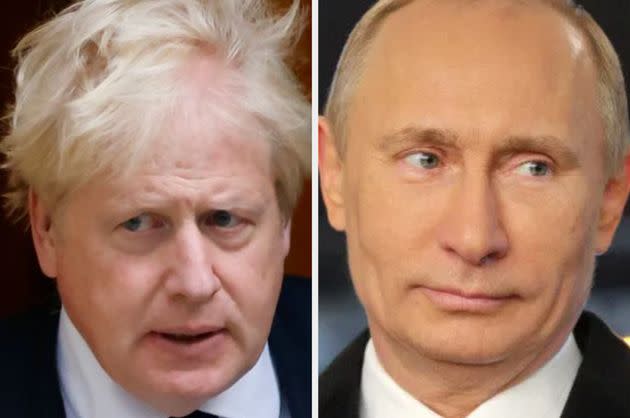 Johnson and Putin were supposed to talk on the phone today (Photo: HuffPost UK)