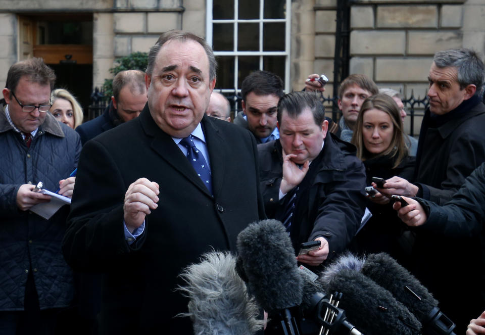 The Court of Session has previously ruled the Scottish Government’s handling of harassment allegations against Alex Salmond was unlawful (Jane Barlow/PA)