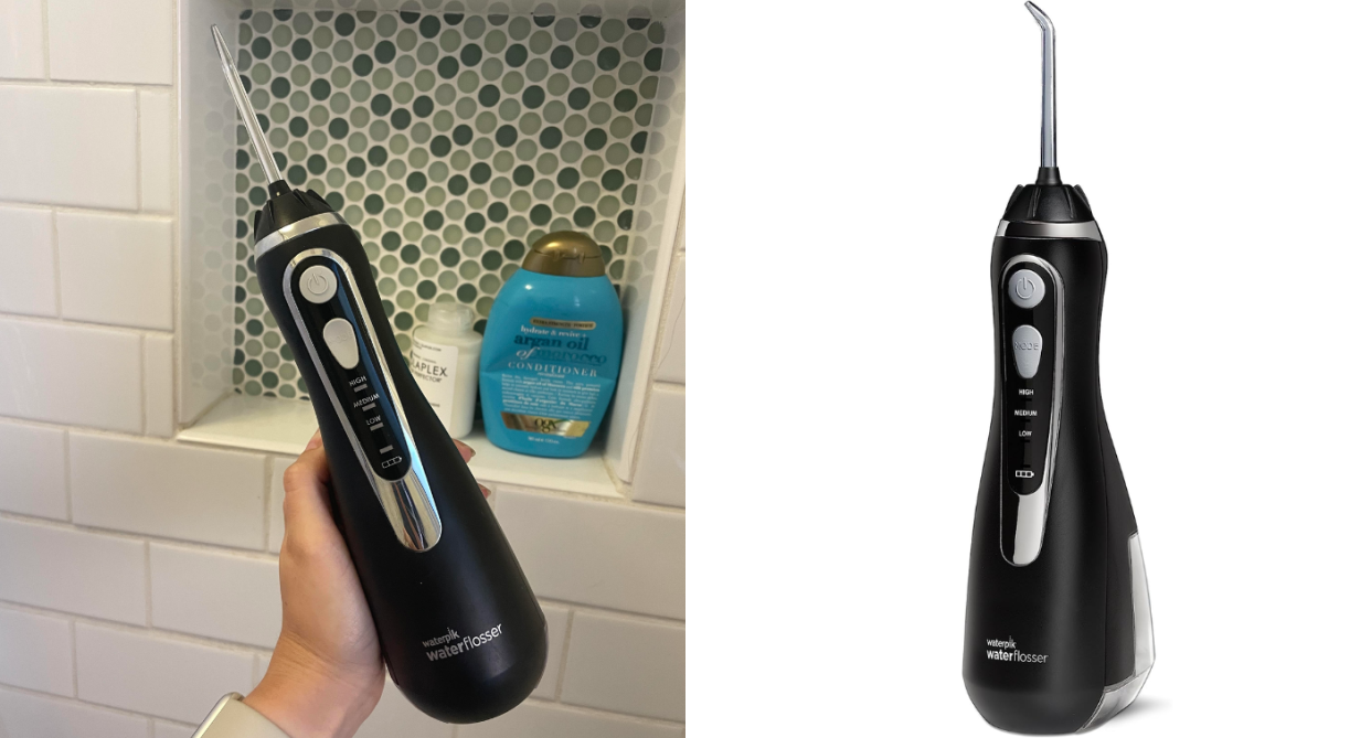 The Waterpik has truly changed my life (Photos via Alice Prendergast, Amazon)