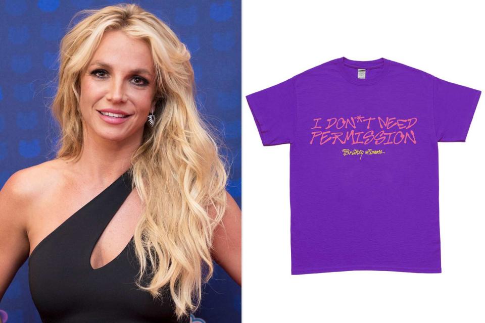 <p>Image Group LA/Disney Channel via Getty</p> Britney Spears launches "Legendary Quote" merchandise collection