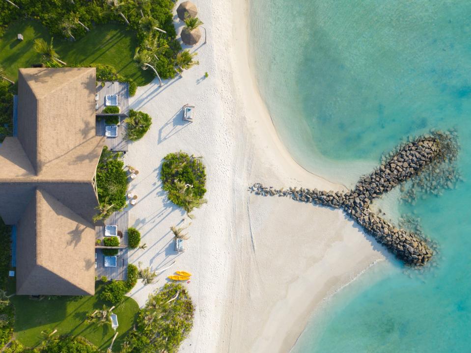 Waldorf Astoria's Ithaafushi private island in the Maldives