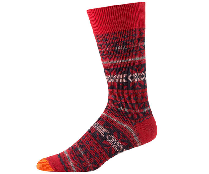 GoldToe® Nordic Fairisle Socks