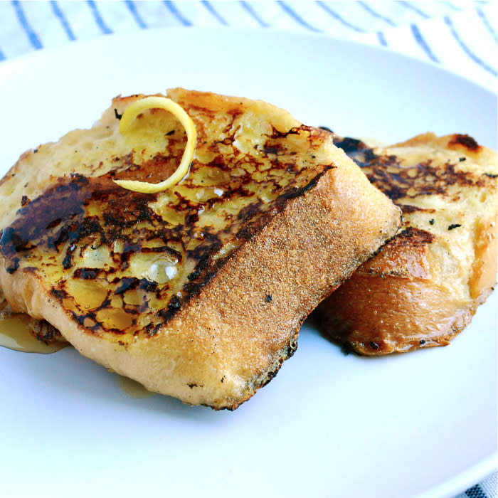 Vanilla Bean Lemon French Toast