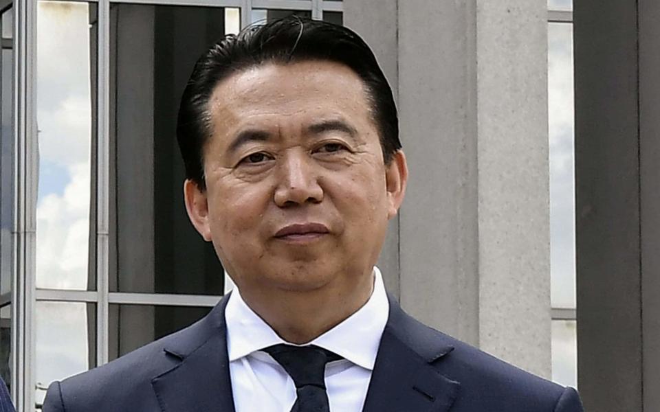 INTERPOL President Meng Hongwei was reported missing by his wife last week   - REUTERS