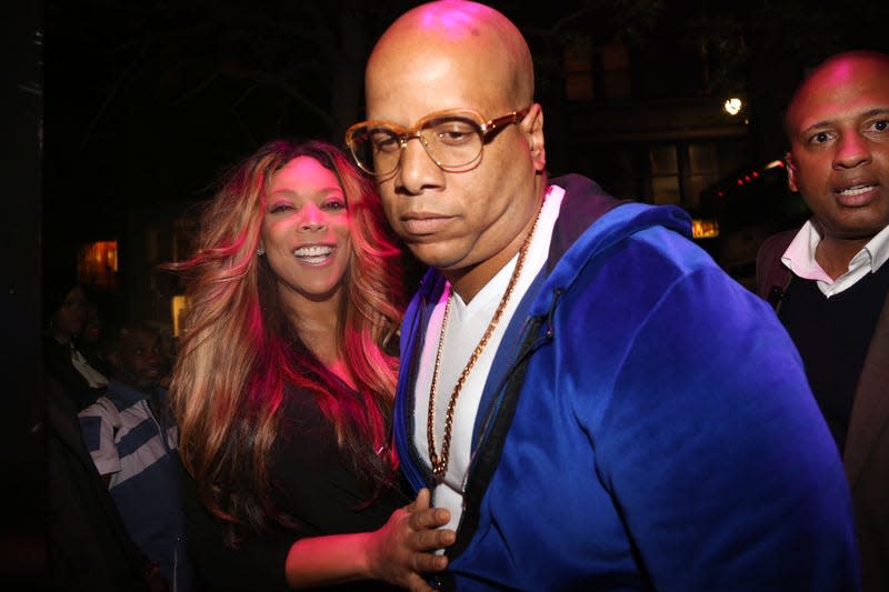 NEW YORK, NY - MAY 09: (L-R) Wendy Williams, Hunter Kevin and Carlos Narcisse attend the “Ask Wendy” Book Release Party at Pink Elephant on May 9, 2013 in New York City. 