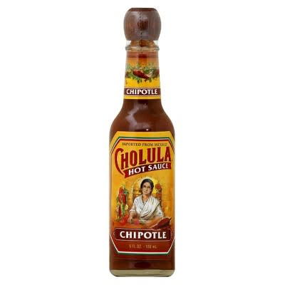 <p><a href="https://go.redirectingat.com?id=74968X1596630&url=https%3A%2F%2Fwww.target.com%2Fp%2Fcholula-chipotle-hot-sauce-with-wooden-stopper-top-5-oz%2F-%2FA-12992435&sref=https%3A%2F%2Fwww.delish.com%2Fjust-for-fun%2Fg43904841%2Fbest-hot-sauces-ranking%2F" rel="nofollow noopener" target="_blank" data-ylk="slk:Shop Now;elm:context_link;itc:0;sec:content-canvas" class="link ">Shop Now</a></p><p>Cholula Chipotle Hot Sauce</p><p>$2.99</p><p>target.com</p><span class="copyright">Target</span>