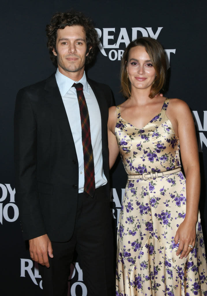 Adam and Leighton on the red carpet